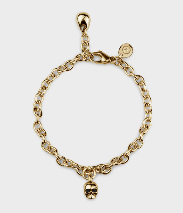 Skull Charm Bracelet by Stephen Einhorn